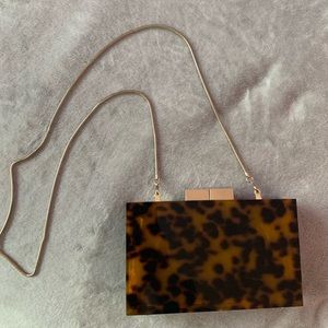 ZARA tortoise shell crossbody bag